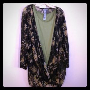 4X 30/32W Catherines Blouse